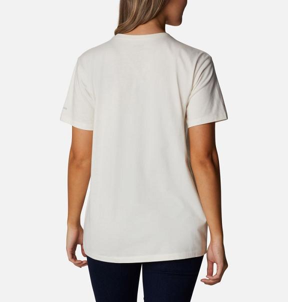 Columbia Slack Water T-Shirt White For Women's NZ80475 New Zealand